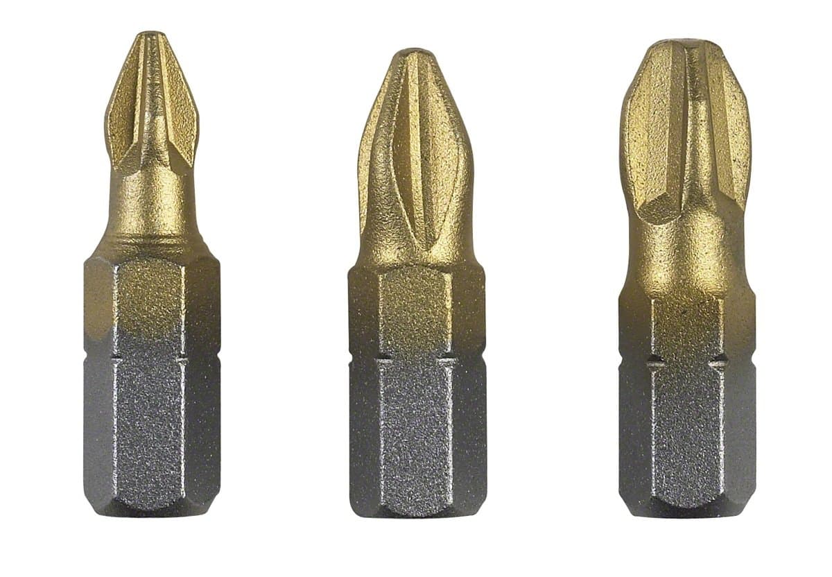 Bosch Set bitova Titanium 25 mm, 3 kom, 2609255965
