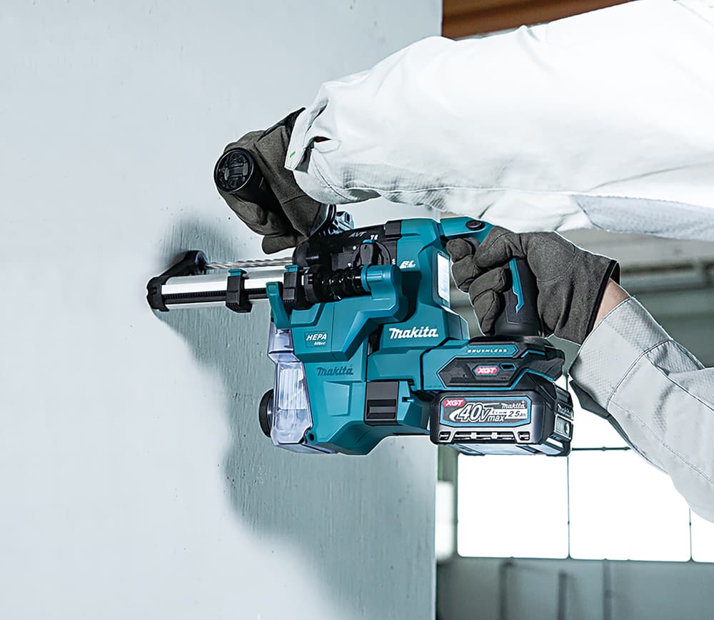 Makita HR010GZ akumulatorski elektro-pneumatski čekić-bušilica SDS-Plus, 40V, bez baterije i punjača - slika 3