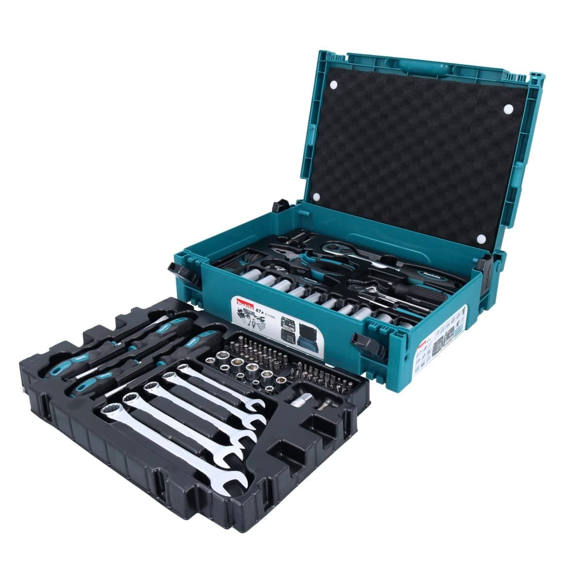 Makita E-11542 87-delni komplet ručnog alata, sa MAKPAC koferom - slika 2