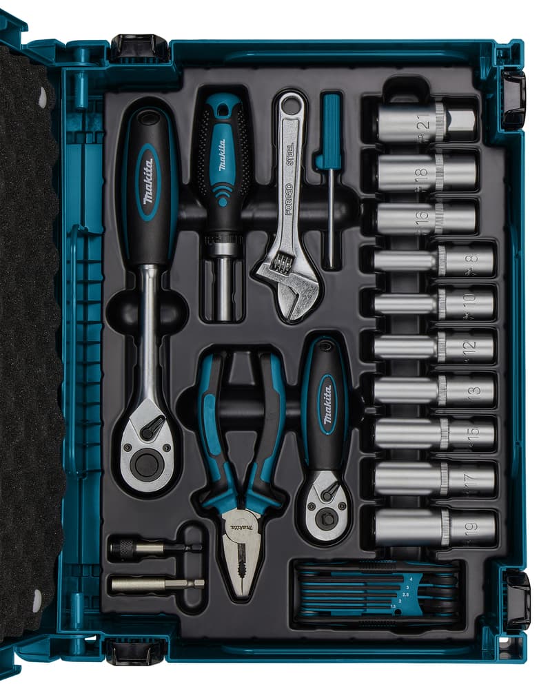 Makita E-11542 87-delni komplet ručnog alata, sa MAKPAC koferom - slika 4