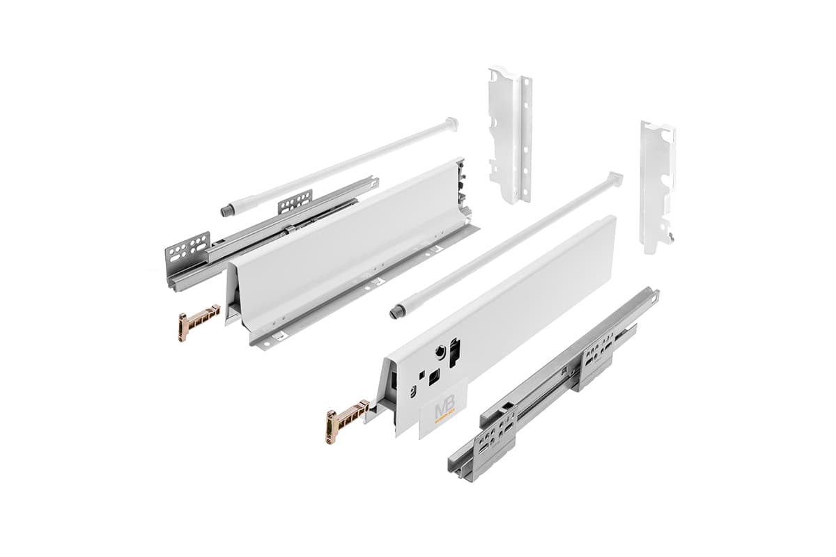 GTV PB-D-KPL300B1 fioka, Modern Box, bela, 300mm