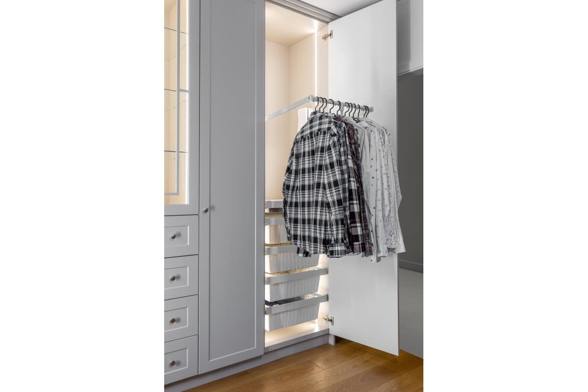 GTV PG-ST83115-10A garderobni lifter, beli, 83/115 - slika 2