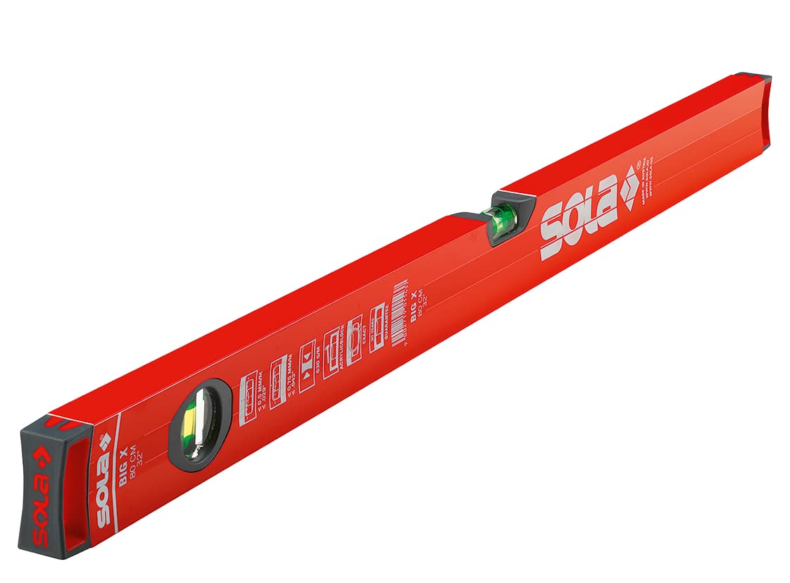 Sola BigX 80 aluminijumska libela, X-profil, 80cm