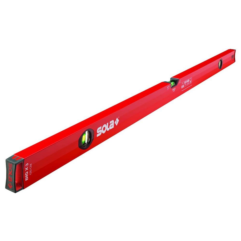 Sola BigX 3 80 aluminijumska libela, X-profil, 80cm