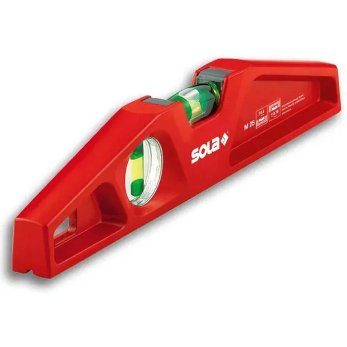 Sola M 25 izlivena aluminijumska libela, 25cm