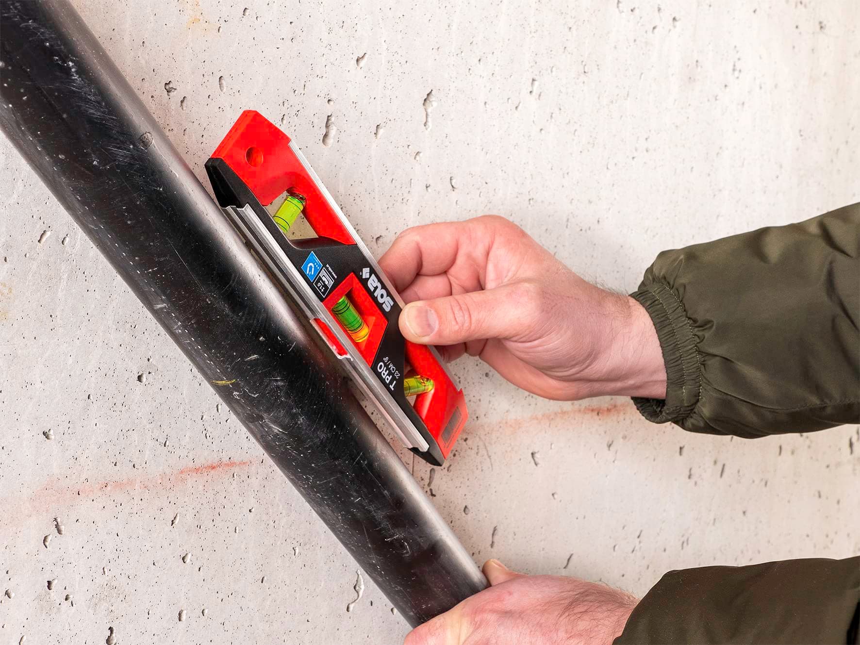 Sola T Pro aluminijumska plasticna torpedo libela, 23cm - slika 2