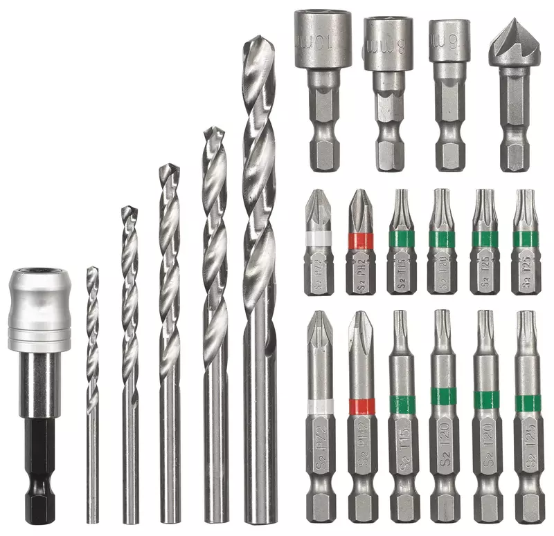 Einhell EN 49108806 set burgija i bitova, 1/4", S-Box, 22 komada - slika 3