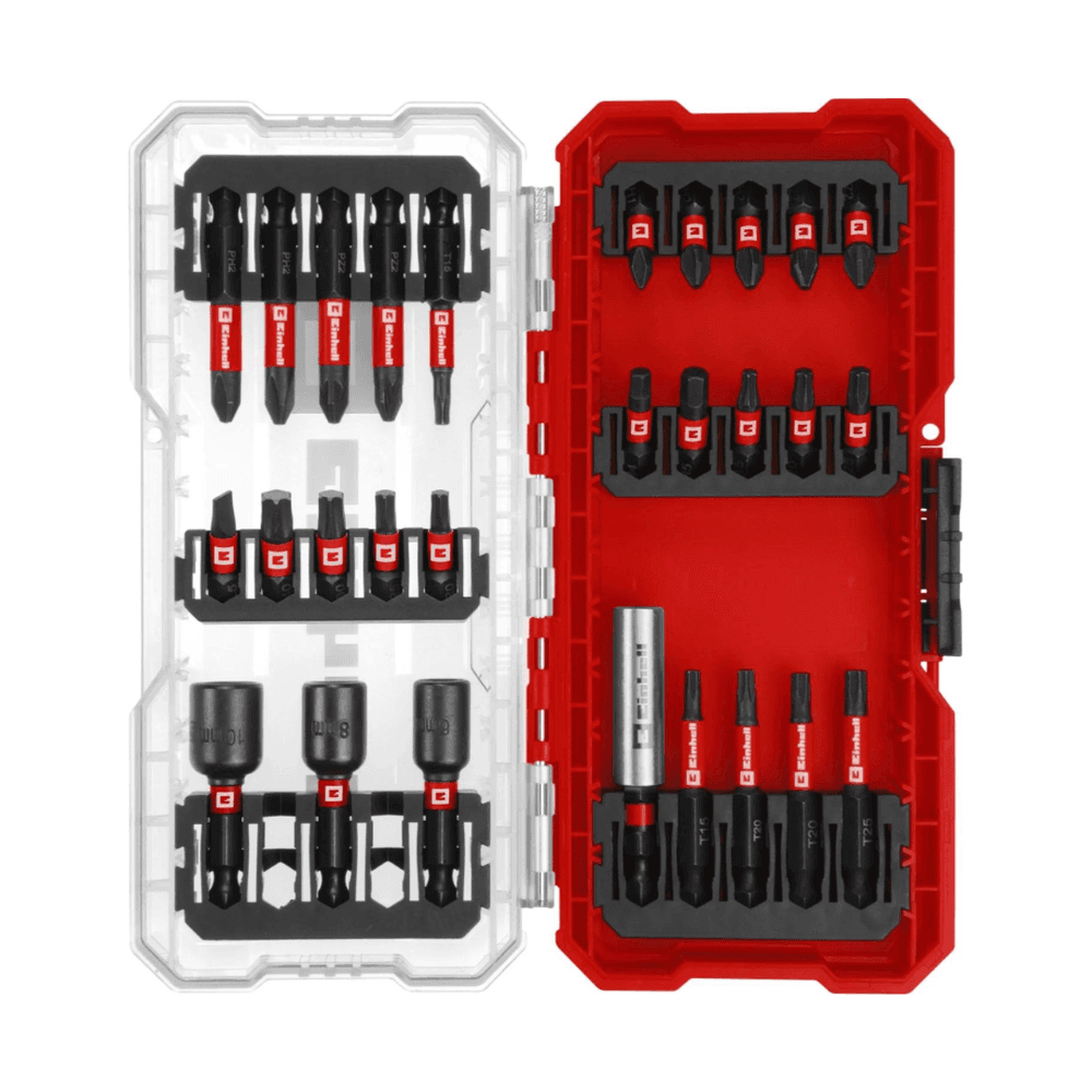 Einhell EN 49108703 set impaktor bitova i nasadnih ključeva, S-Case, 28 komada