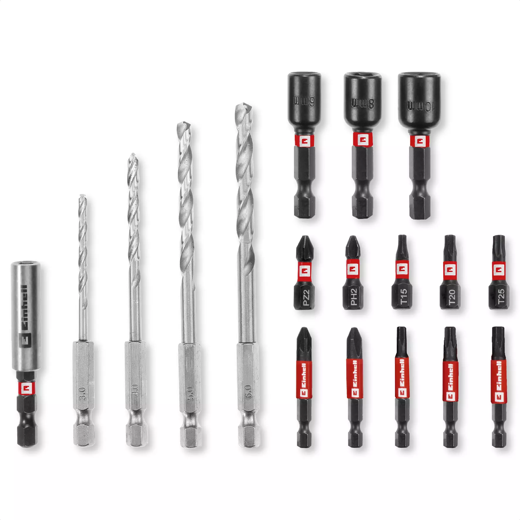 Einhell EN 49108709 set bitova i metalnih burgija, S-Case, 18 delova - slika 2