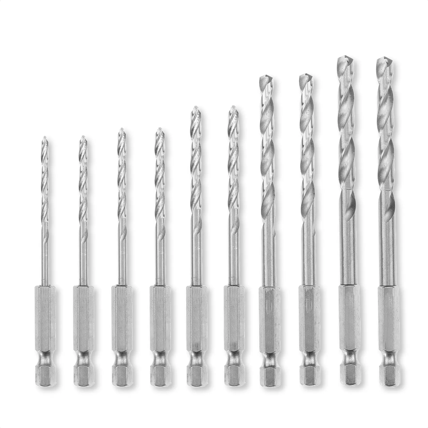 Einhell EN 49108723 set burgija za metal, 1/4", S-Case, 10 komada - slika 2