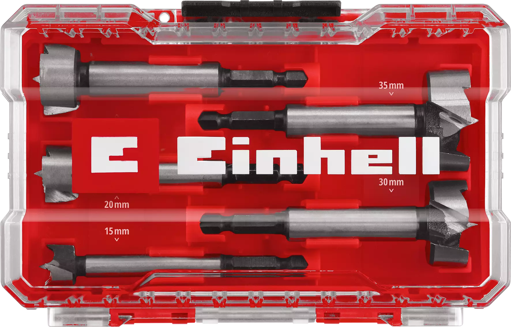 Einhell EN 49706003 čeone burgije, 1/4", 15–35mm, M-Case, 5 komada - slika 3