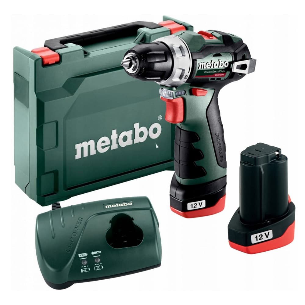 Metabo MET 601721500 akumulatorska bušilica-odvrtač, sa 2x2Ah baterije i punjačem, u kutiji