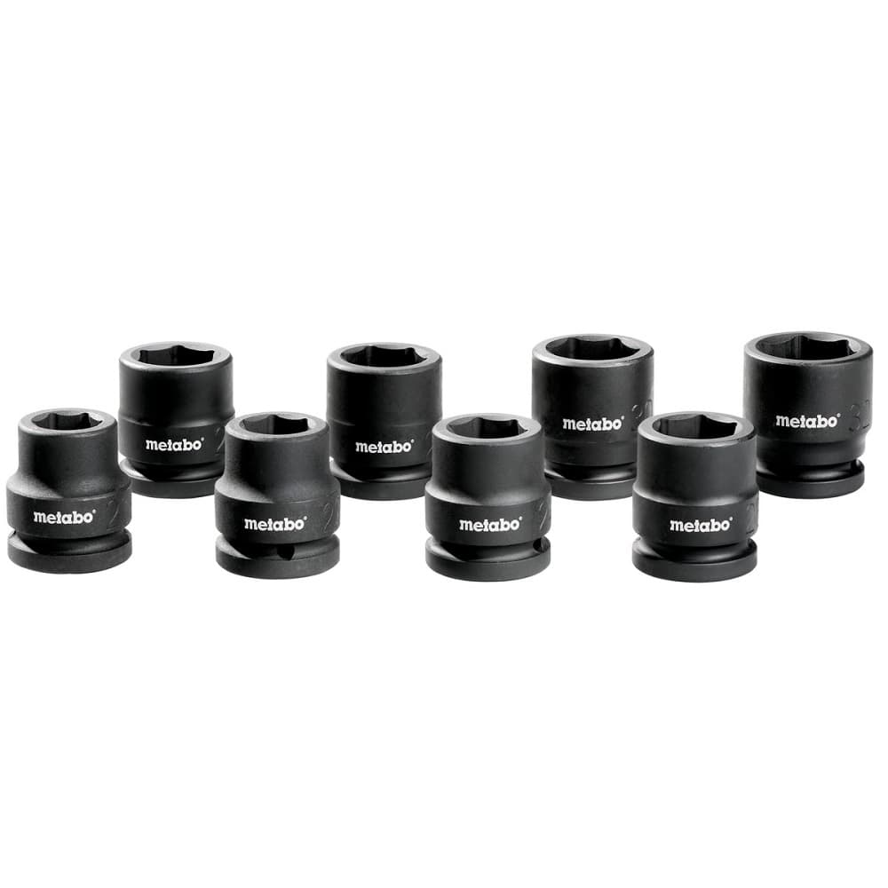 Metabo MET 628834000 nasadni ključevi, 3/4", 8 komada