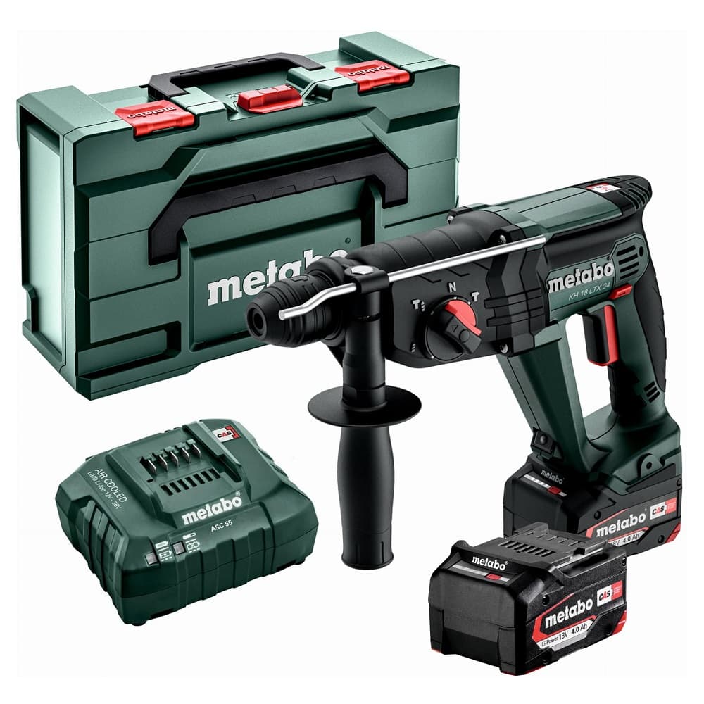 Metabo MET 601712510 akumulatorski kombičekić, SDS-plus, sa 2x4.0Ah baterije i punjačem