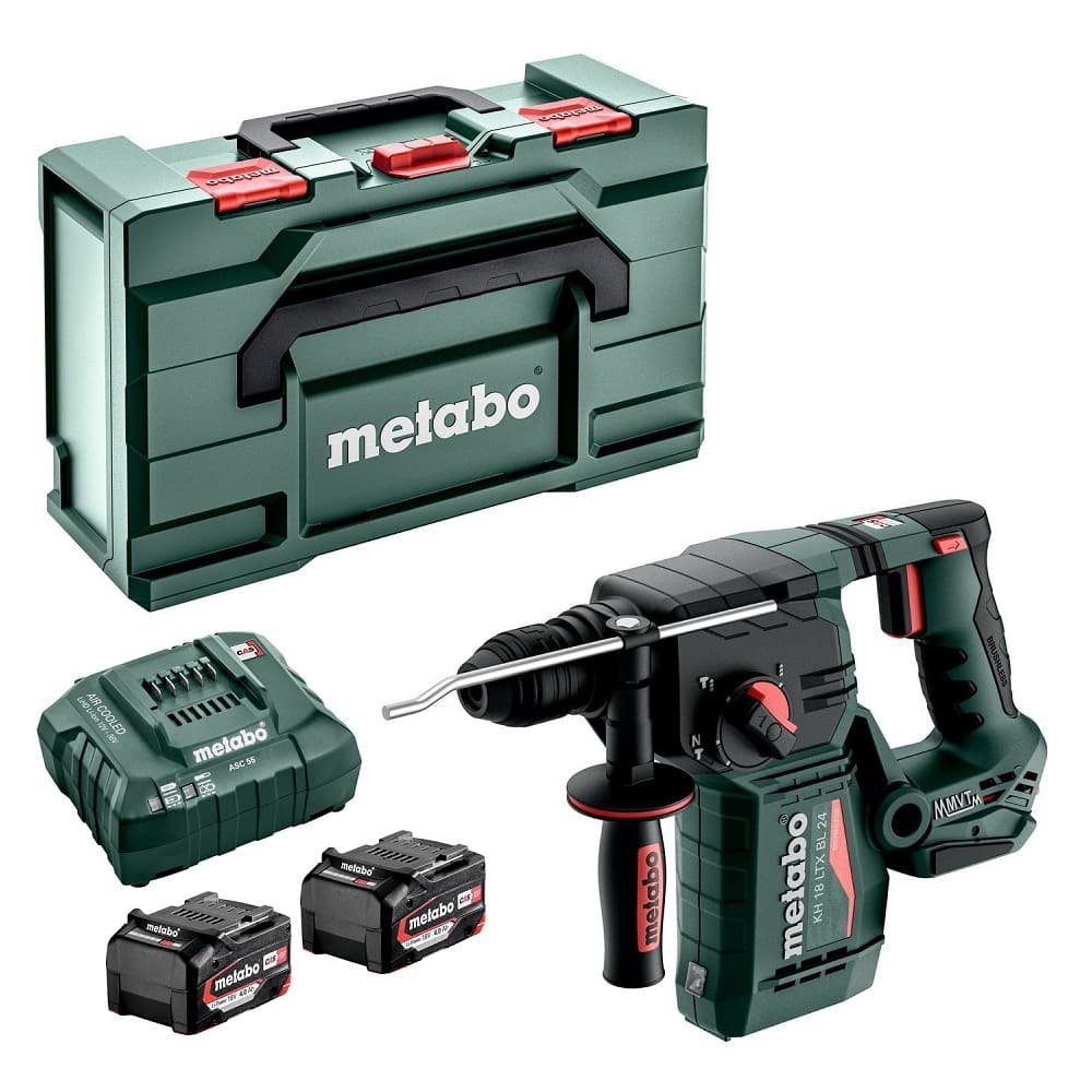 Metabo MET 601713800 akumulatorski kombičekić, SDS-plus, sa 2x4.0Ah baterije i punjačem