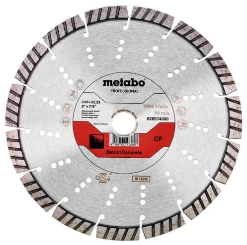Metabo MET 628574000 dijamantski turbo segmentni disk za beton, 230x22.23 mm