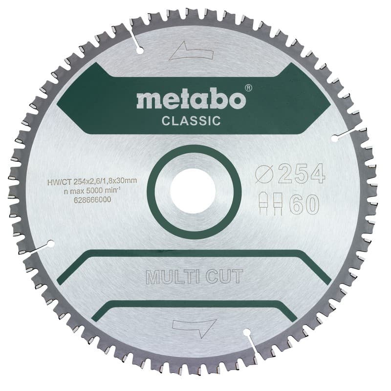 Metabo MET 628285000 list testere za cirkular, 254 mm, 60 zuba