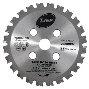 TJEP 102942 rezna ploča za sekač armature, 110mm, 24 zuba