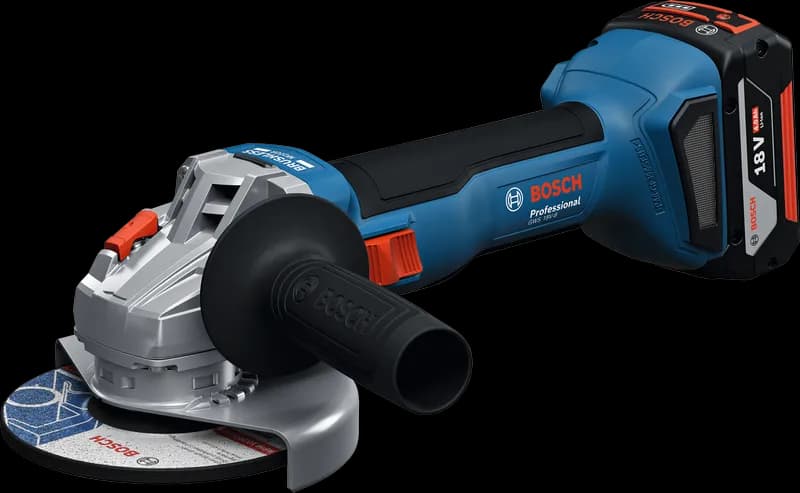 Bosch GWS 18V-8 akumulatorska ugaona brusilica, sa 2x4.0Ah baterije i punjačem, 06019N9002 - slika 2