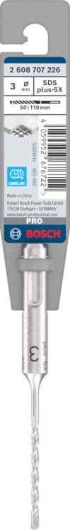 Bosch PRO SDS plus-5X hamer burg. 3x50x100 mm, 2608707226