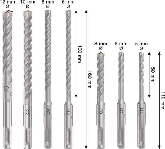 Bosch PRO SDS plus-5X hamer bur. kompl. 7/1, 2608707246 - slika 2