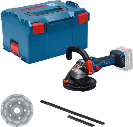 Bosch GBR 18V-15 S Solo akumulatorska ugaona brusilica za beton, 125mm, bez baterije i punjača, u L-BOXX koferu, 0601776201