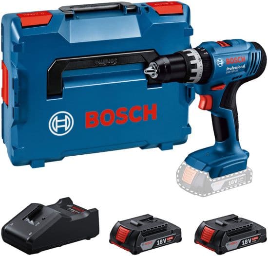 Bosch GSB 18V-25 akumulatorska vibraciona bušilica - odvrtač, 18V 2x2.0Ah, u L-BOXX koferu, 06019K9302