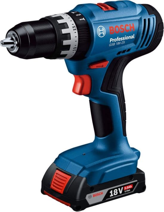 Bosch GSB 18V-25 akumulatorska vibraciona bušilica - odvrtač, 18V 2x2.0Ah, u L-BOXX koferu, 06019K9302 - slika 2