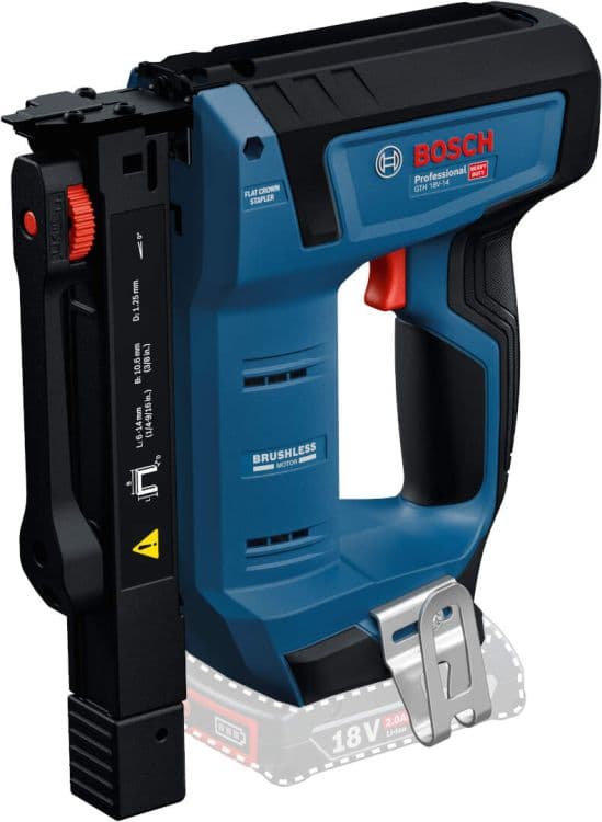 Bosch GTH 18V-14 Professional Solo akumulatorska heftalica, 18V, bez baterije i punjača, u L-BOXX koferu, 0601482801 - slika 2