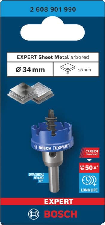 Bosch EXPERT Sheet Metal testera za otvore sa osovinom, 34x5mm, 2608901990 - slika 2