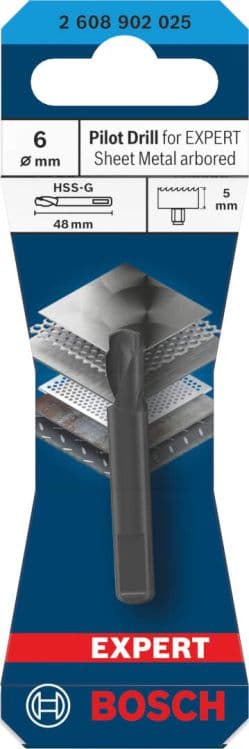 Bosch vodeća burgija za EXPERT Sheet Metal testeru za otvore sa osovinom, 6x5x48mm, 2608902025 - slika 2