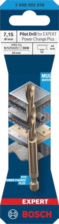Bosch vodeća burgija za EXPERT Power Change Plus, HSS-Co, 7.15x44x85mm, 2608902038 - slika 2