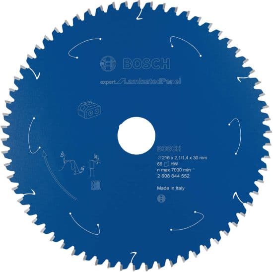 Bosch EXPERT Laminated Panel cordless list kružne testere, 216x2.1/1.4x30mm, T66, 2608902130