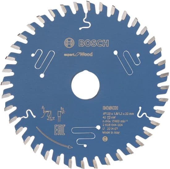 Bosch EXPERT Wood list kružne testere, 120x1.8/1.2x20mm, T40, 2608902136