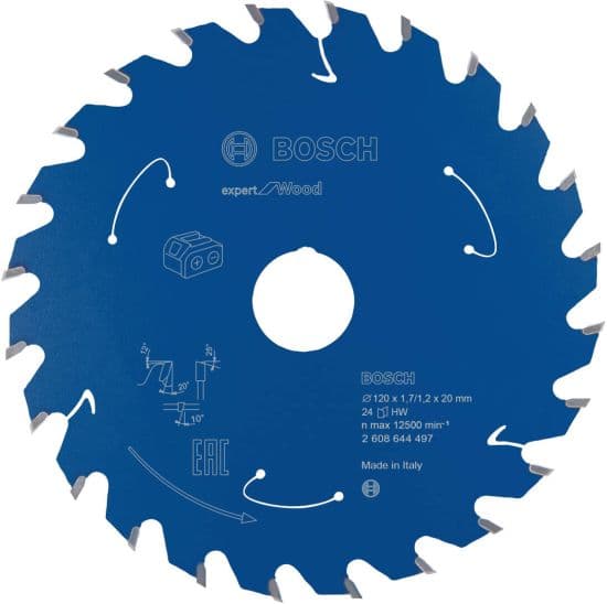 Bosch EXPERT Wood aku list kružne testere, 120x1.8/1.2x20mm, T24, 2608902137