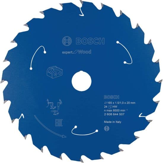 Bosch EXPERT Wood cordless list kružne testere, 165x1.5/1x20mm, T24, 2608902149