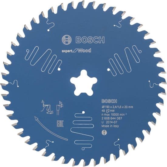 Bosch EXPERT Wood list kružne testere, 190x2.6/1.6x30mm, T48, 2608902154