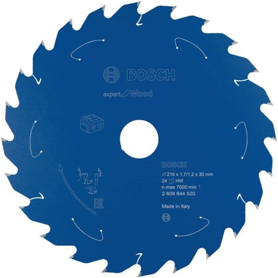Bosch EXPERT Wood cordless list kružne testere, 216x2/1.4x30mm, T24, 2608902163