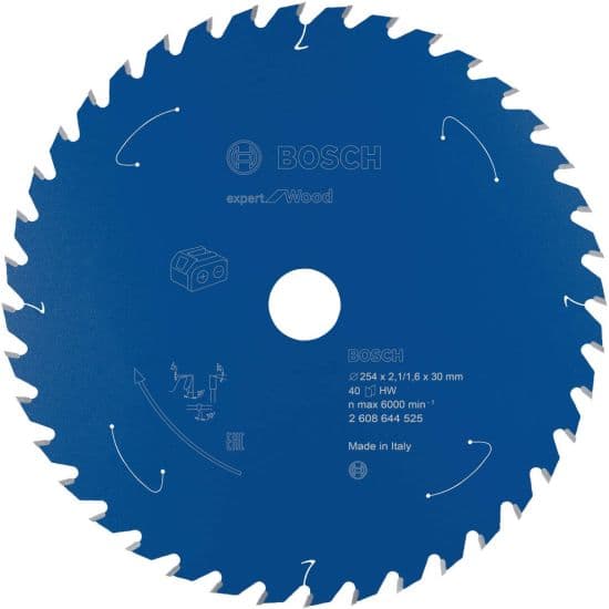 Bosch EXPERT Wood cordless list kružne testere, 254x2.1/1.6x30mm, T40, 2608902176