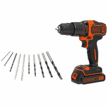 Black+Decker akumulatorska udarna bušilica odvijač 18V BDGHD18KA