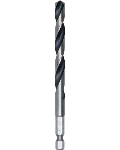 Bosch HSS spiralna burgija PointTeQ 8,0 mm sa šestougaonim HEX prihvatom pakovanje od 1 komada - 2608577533