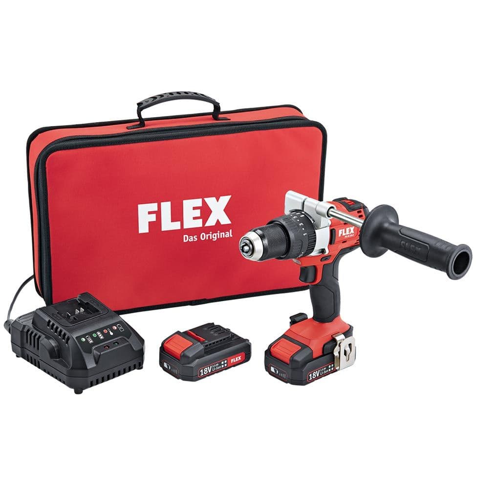 FLEX Aku bušilica zavrtač PD 2G 18.0-LD, 18V/2.5Ah 484.865