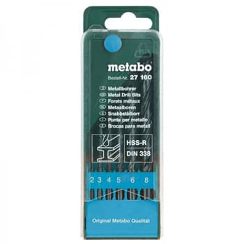 Metabo Set spiralnih burgija za čelik 6 kom 627160000
