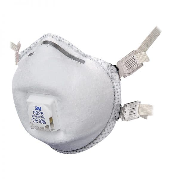 3M jednokratna maska FFP2 9925, okrugla, sa ventilom i aktivnim ugljem