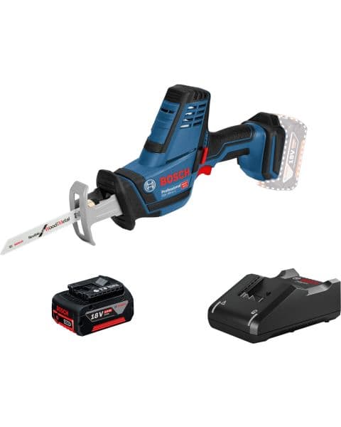 Bosch Akumulatorska univerzalna-recipro testera GSA 18V-LI C, 18V 4,0 Ah + GAL 18V-40, 0615990M3Y