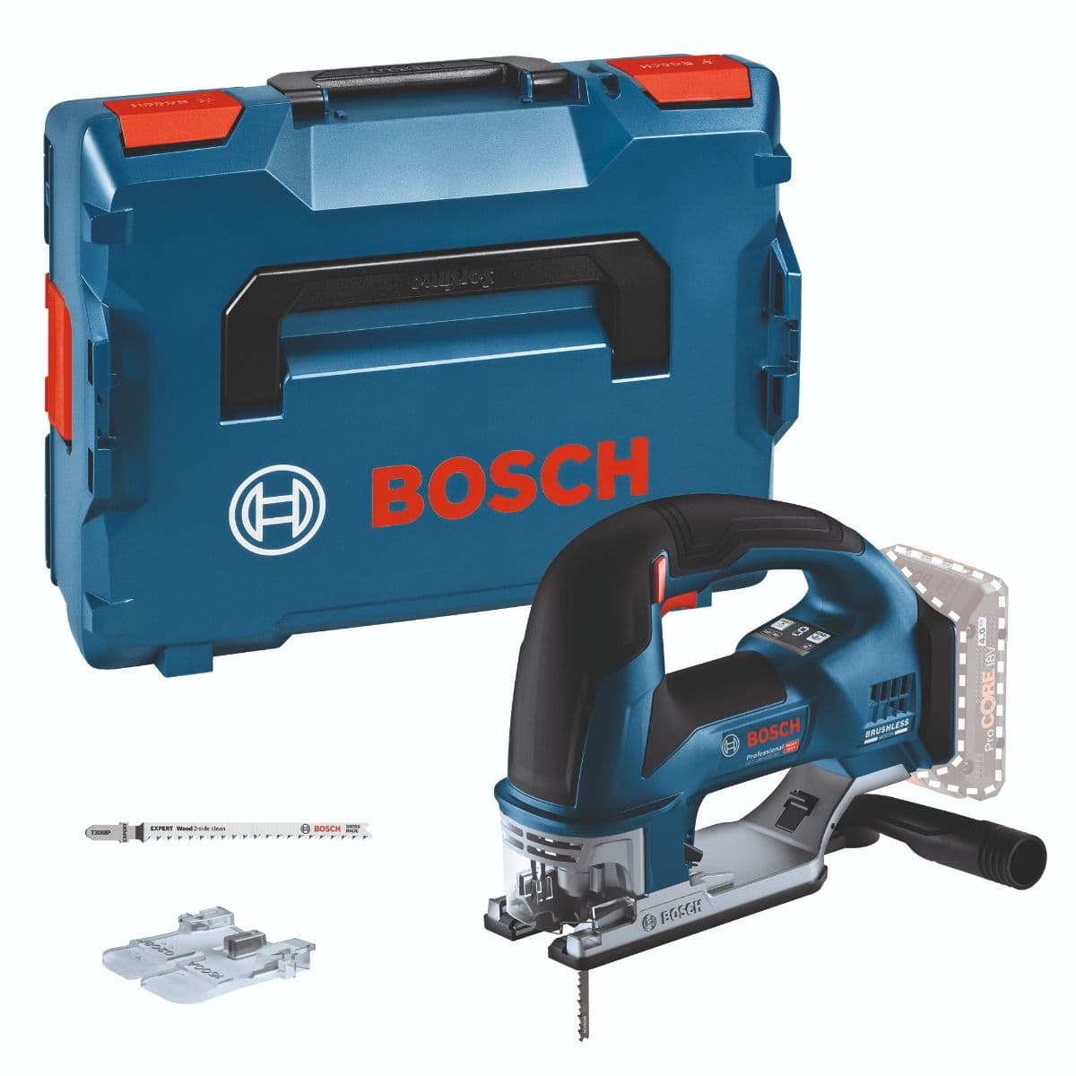 Akumulatorska ubodna testera Bosch GST 18V-155 BC Solo, bez baterije i punjača + L-Boxx kofer, 06015B1000