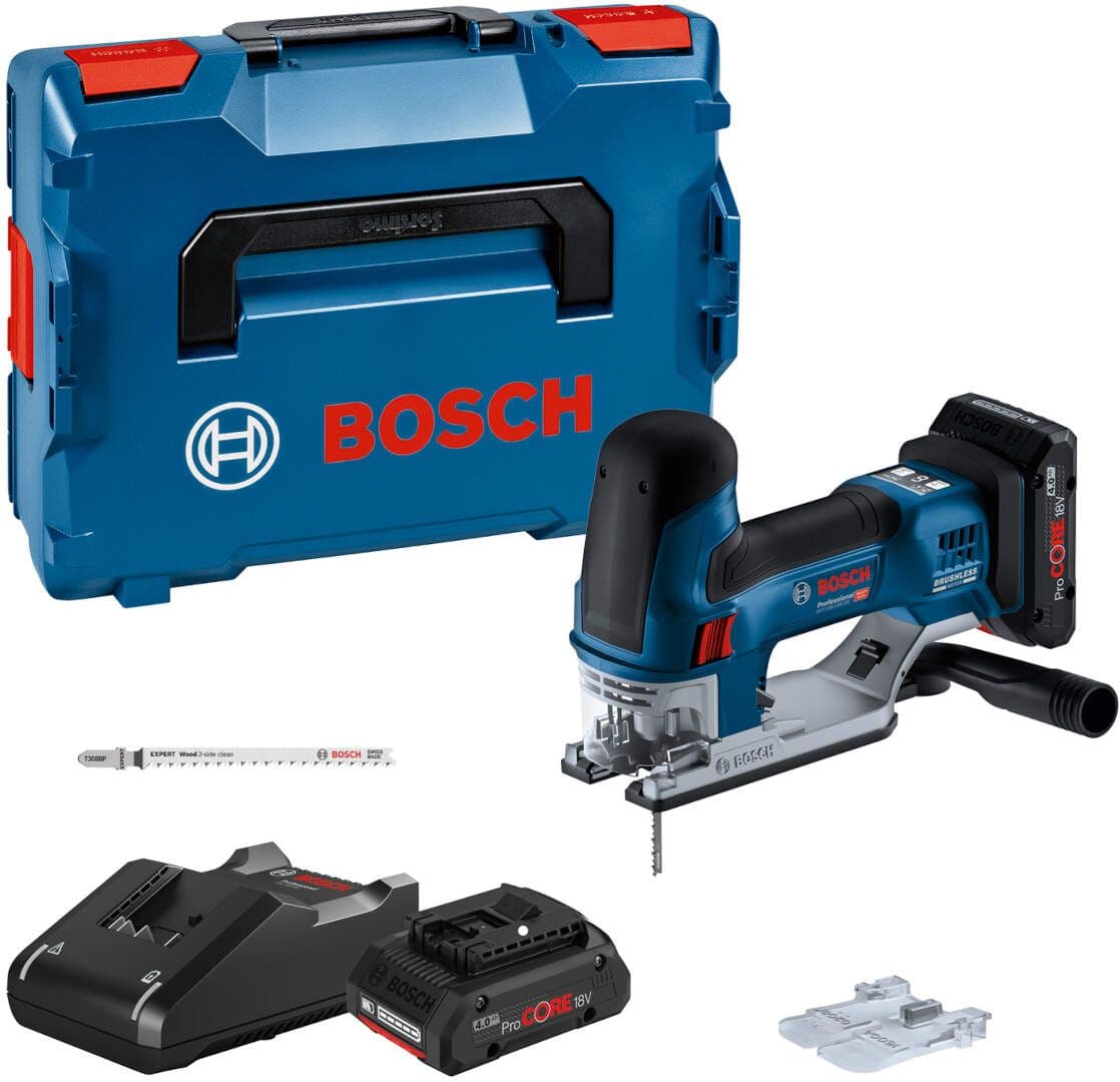 Akumulatorska ubodna testera Bosch GST 18V-155 SC, 2 x ProCORE 18V 4,0Ah u L-Boxx koferu, 06015B0002