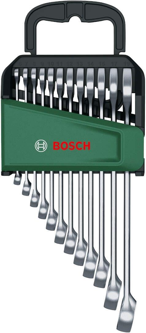 Bosch 12-delni set kombinovanih okasto/viljuškastih ključeva, 1600A02Z9D