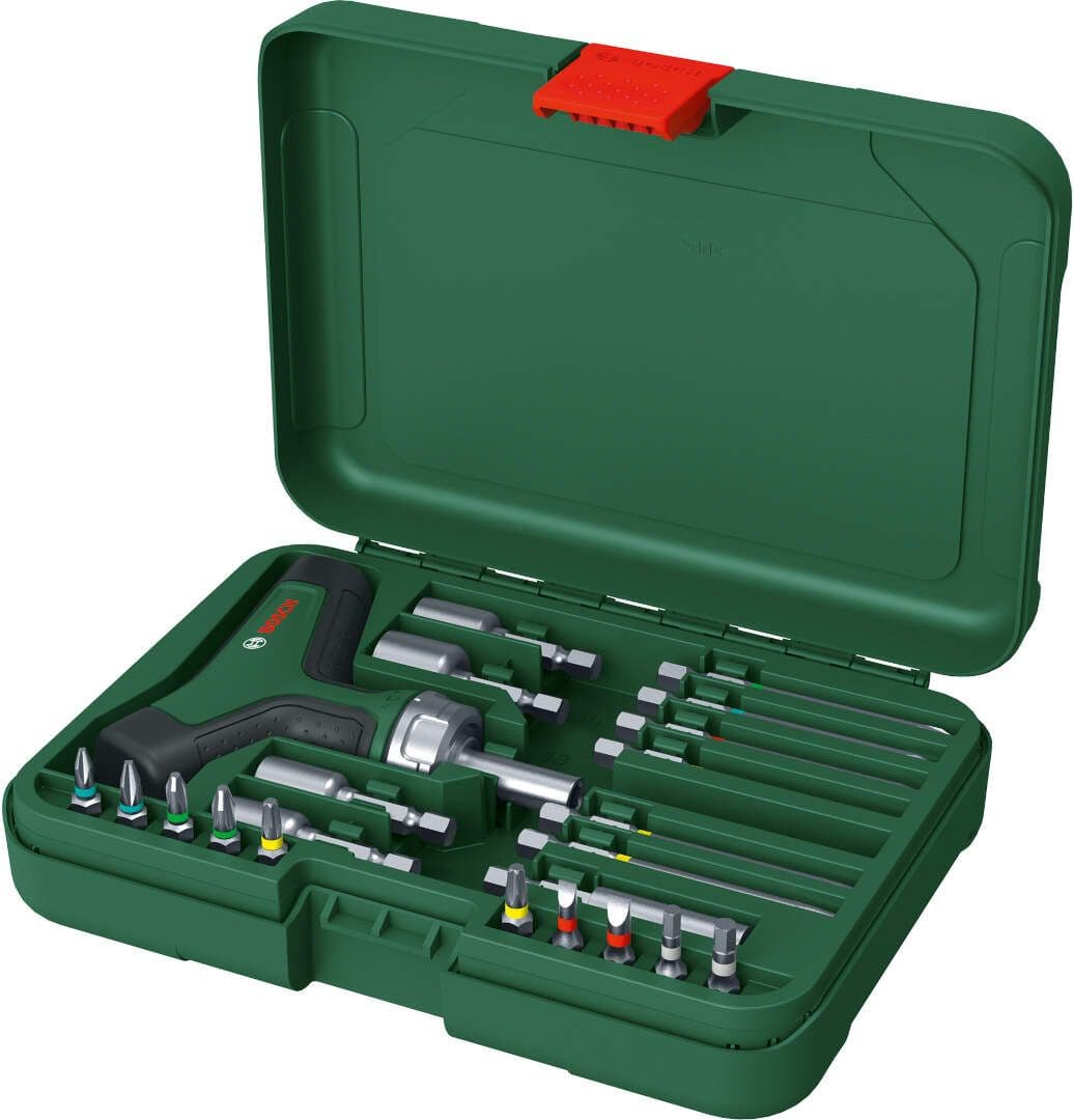 Bosch 22-delni set bitova sa odvrtačem T-ručka, 1600A02Z9T