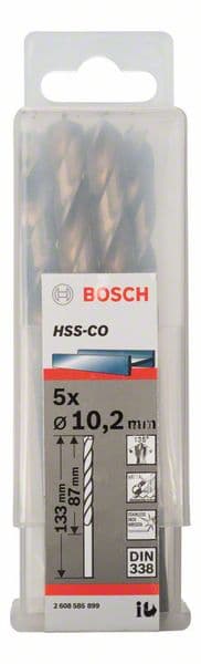 Bosch 2608585899 Burgije za metal HSS-Co, DIN338